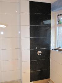 Fitting tiles over shower mixer Fitting tiles over shower mixer