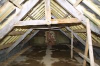 Upstairs drying nicely Upstairs drying nicely