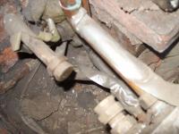 pipes to boiler pipes to boiler