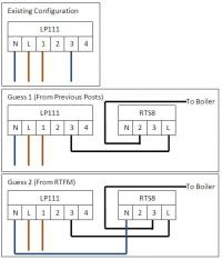 Wiring an ACL Lifestyle LP111 to a Room Thermostat ... drayton room stat wiring diagram 