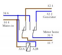 change over switch wiring 240v - DIYnot.com - DIY and Home Improvement